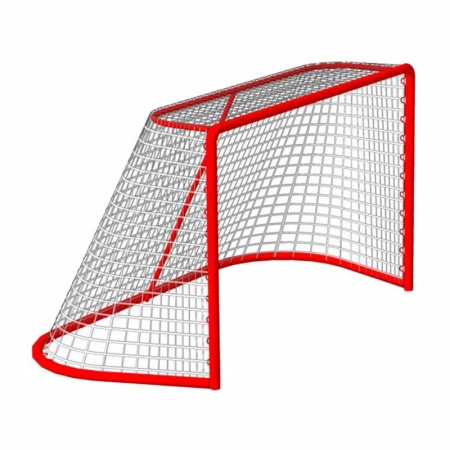 Купить Сетка хоккейная на ворота 1,22мх1,83мх0,5мх1,15м, нить 3,5 мм, узловая в Тобольске 