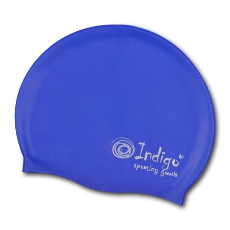 Купить Шапочка для плавания силиконовая Indigo однотонная  в Тобольске 