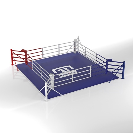 Купить Ринг боксерский напольный Totalbox на упорах 4х4м в Тобольске 