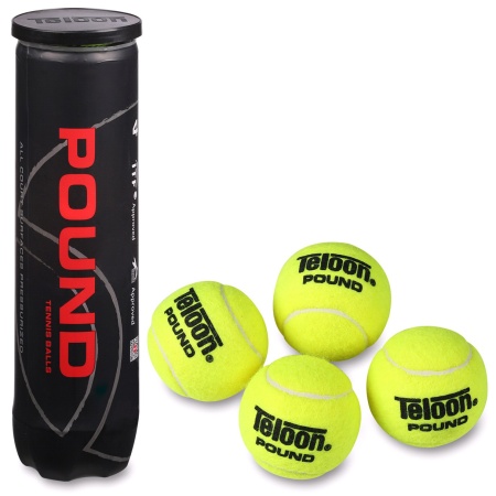 Купить Мяч для большого тенниса Teloon 828Т Р4  (4 шт) в Тобольске 