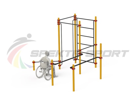 Купить Спортивный комплекс для инвалидов-колясочников WRK-D18_76mm в Тобольске 