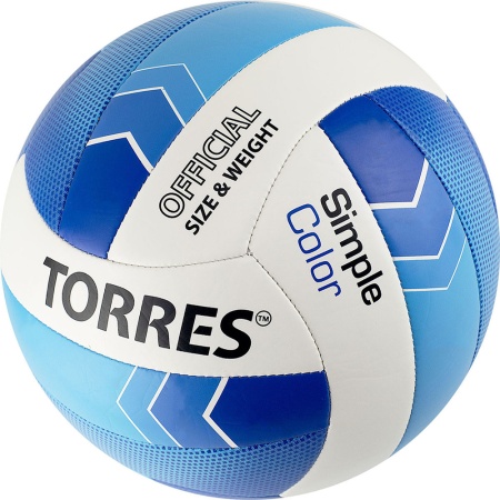 Купить Мяч волейбольный Torres Simple Color любительский р.5 в Тобольске 